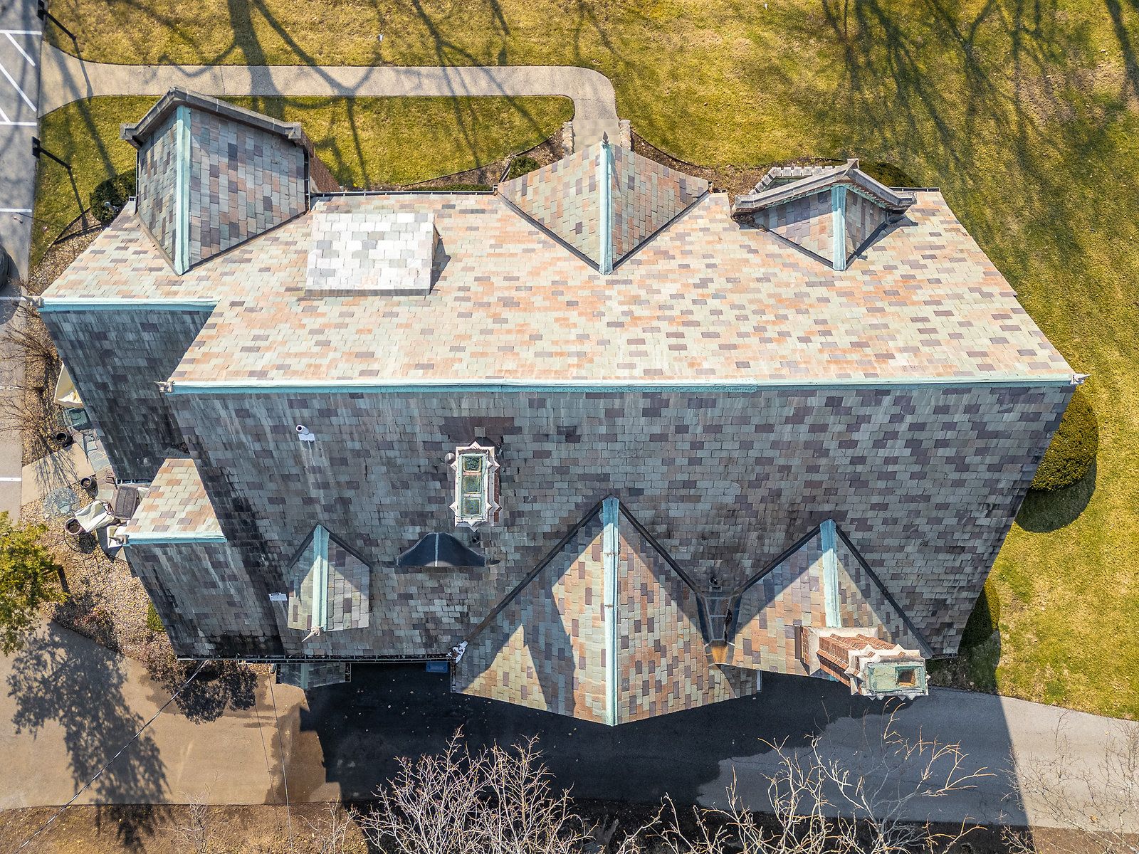 Aerial Roofline — Westfield real estate media by Indy Flycam