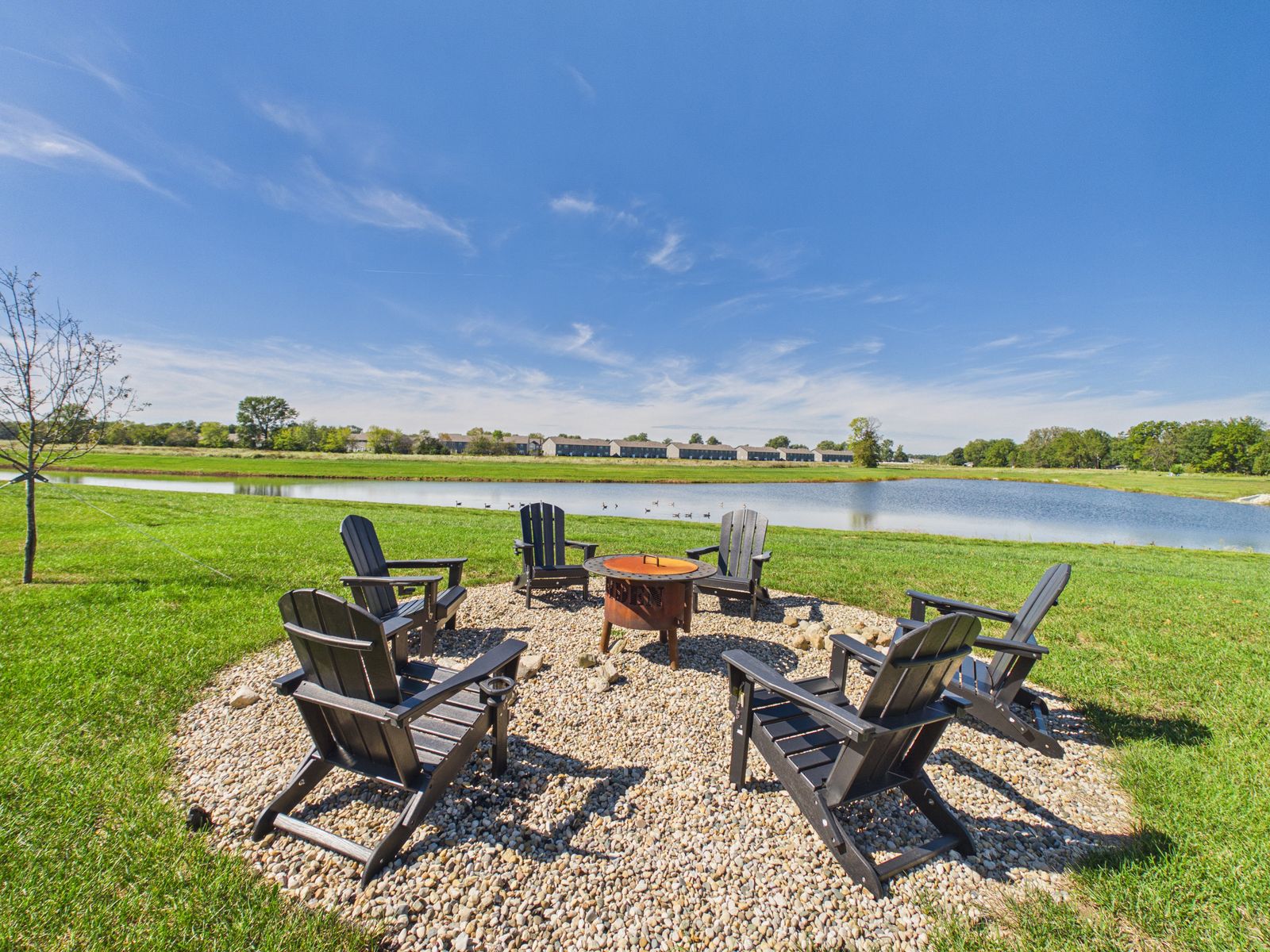 Backyard Fire Pit — Indianapolis real estate media by Indy Flycam
