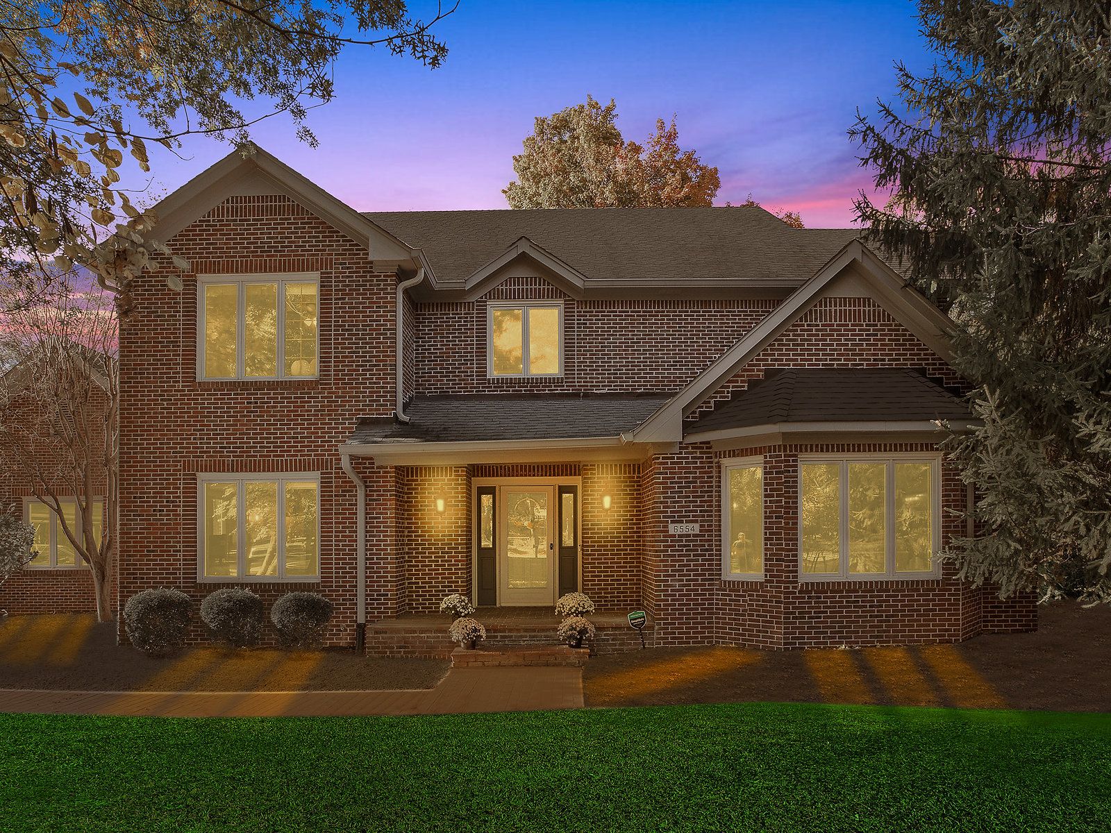 Twilight Exterior — Indianapolis real estate media by Indy Flycam